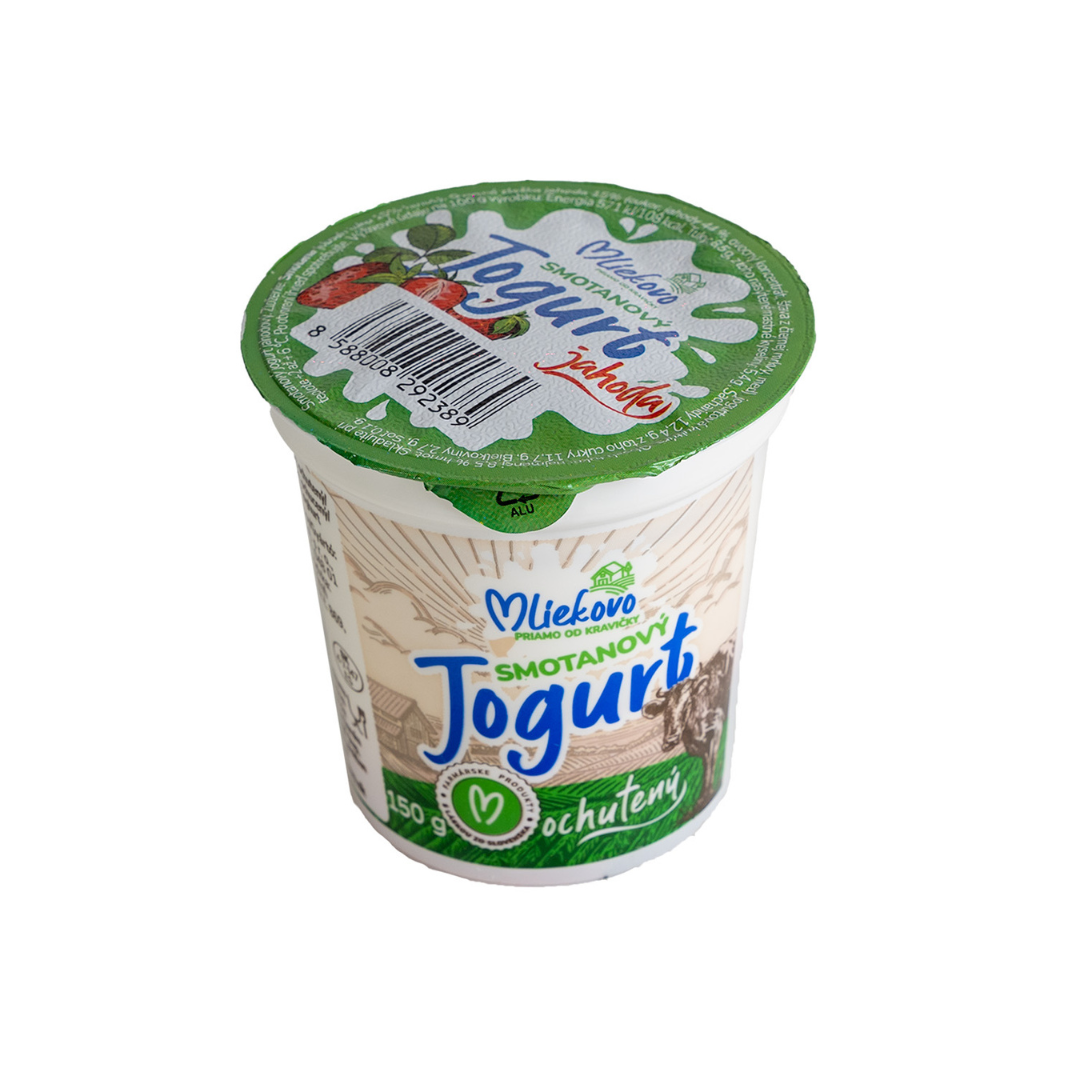 Smotanový jogurt jahoda 8,5 % 150g